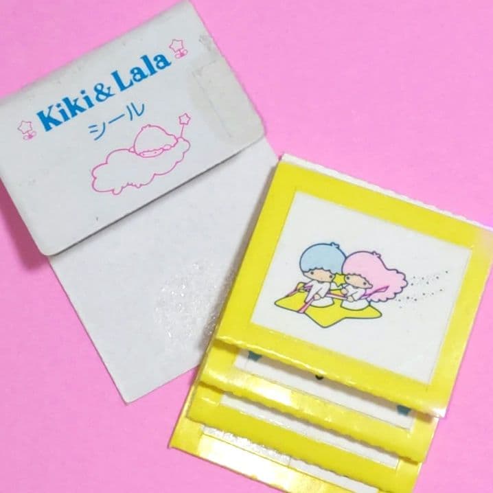 1976年】リトルツインスターズ ミニミニシール サンリオ 希少 景品 激