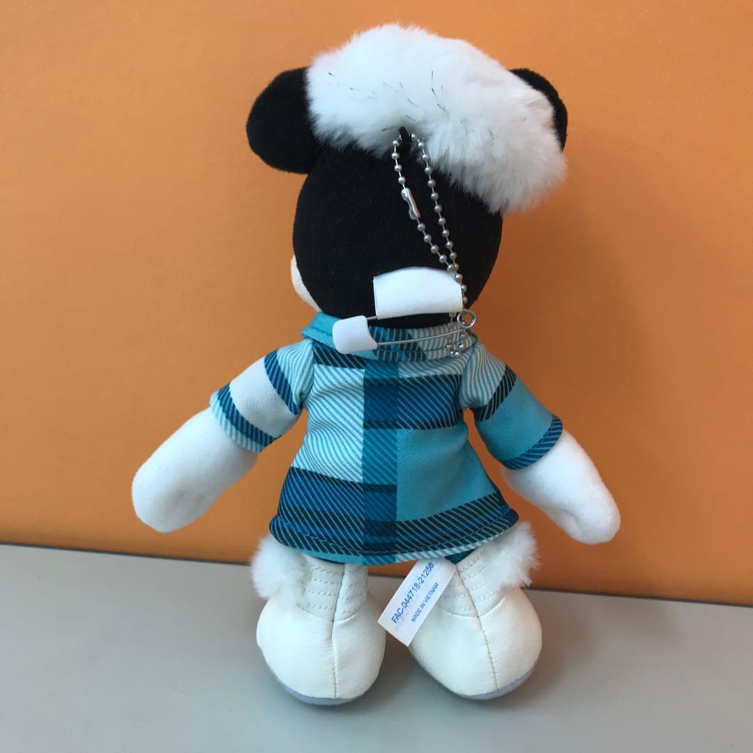ディズニーリゾート ミニーのスタイルスタジオ 冬服 ぬいぐるみバッジ
