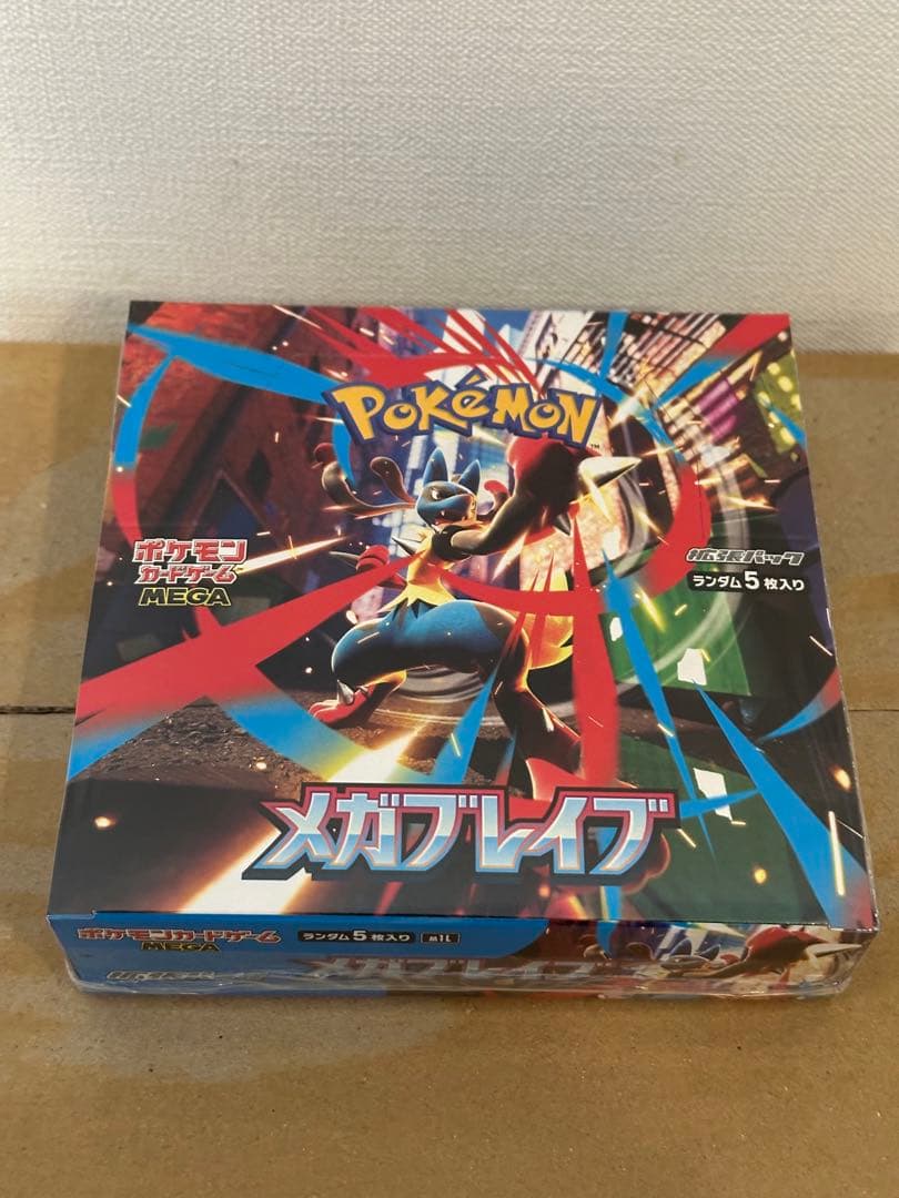 ポケモンカードゲーム メガブレイブ　box シュリンク付き ポケモンカードゲーム MEGA 拡張パック メガブレイブ BOX※シュリンク