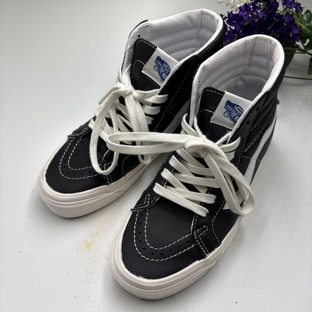 美品！Sk8-Hi 38 DX VANS アナハイム ☘スケハイ レザー☘ - メルカリ