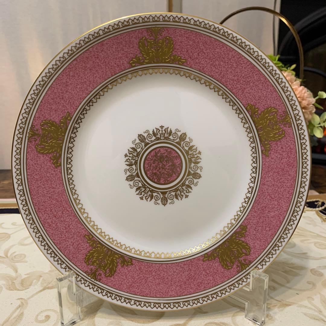 希少　ウェッジウッド コロンビア　パウダー　ピンク17.5cmケーキプレート WEDGWOOD - ウェッジウッド コロンビア パウダーピンク ピオニー