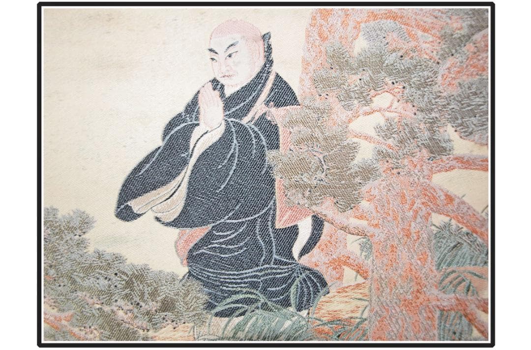祖父の宝 時代の掛軸 書道筆保証 日本 中国美术品 X1099C16-9の通販