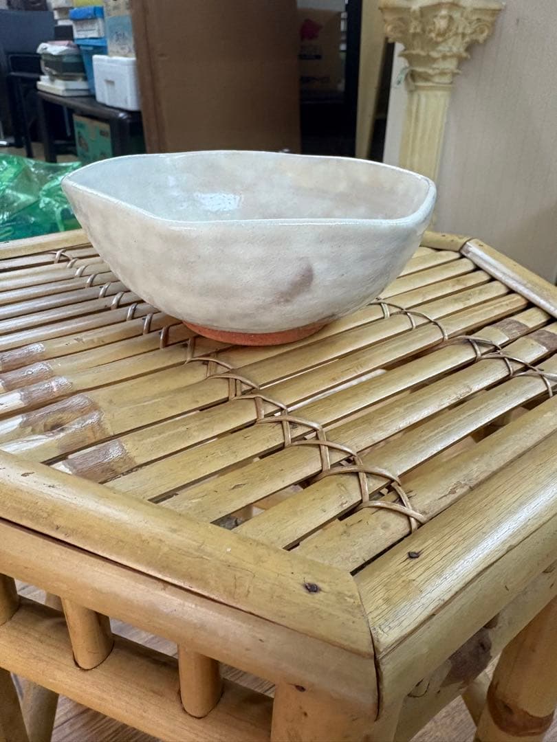 名工】萩焼 抹茶碗 岡田裕（晴雲山）山口県指定無形文化財保持者 専用