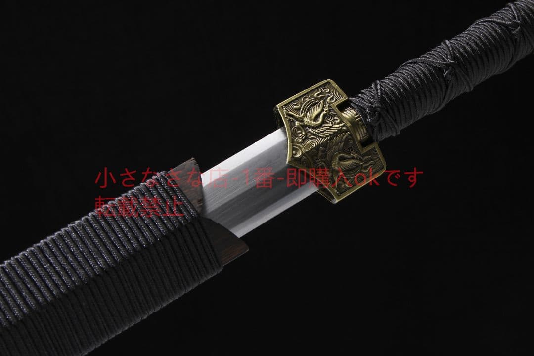 合金神獣漢剣八面高マンガン鋼 古兵器 武具 刀装具 日本