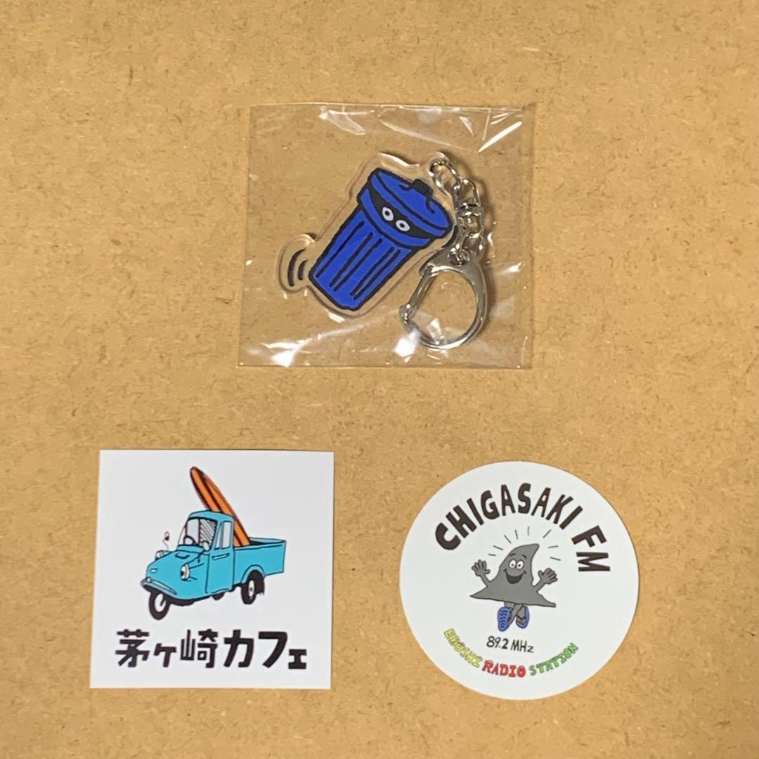 ☆茅ヶ崎FM アクリルキーホルダー ゴミ箱君☆ - メルカリ