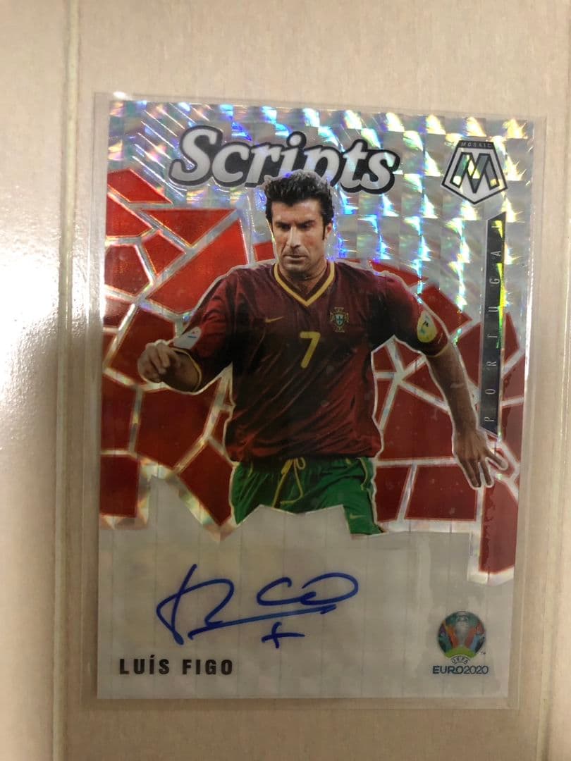 panini ルイス フィーゴ サイン入りカード ポルトガル レアル