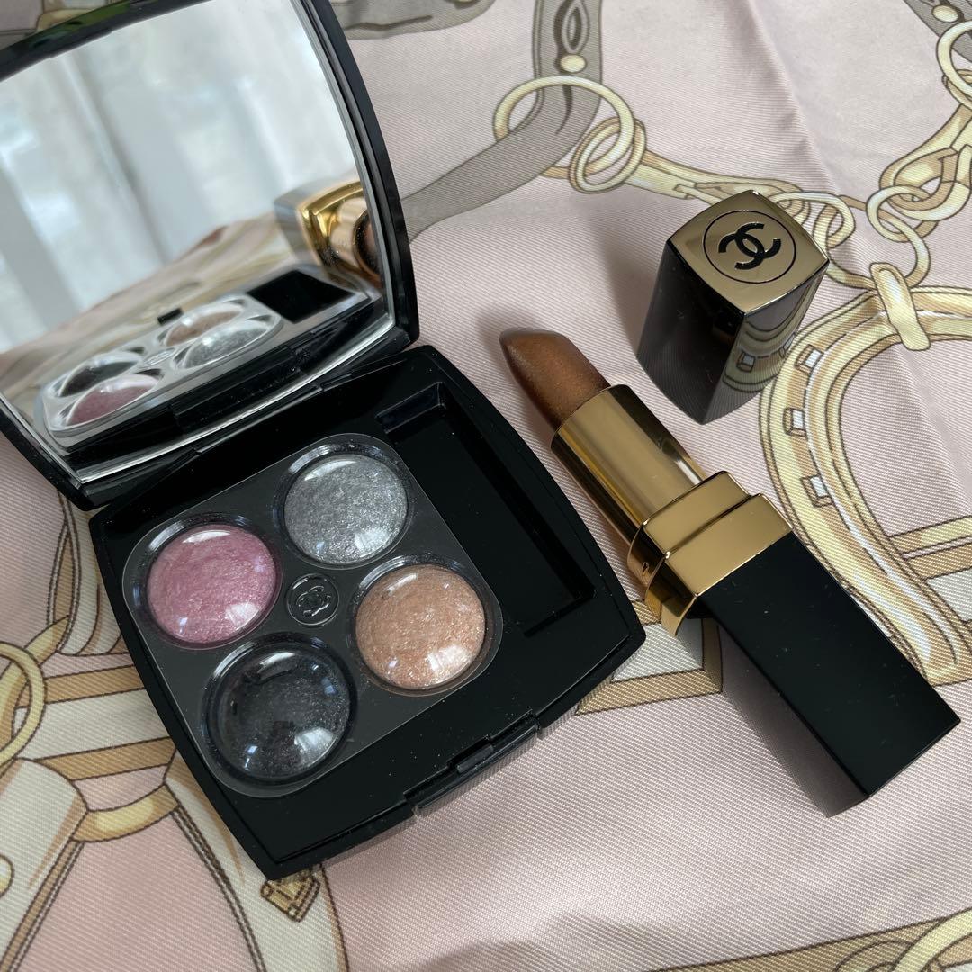 CHANEL アイシャドウ 口紅 2点セット - メルカリ