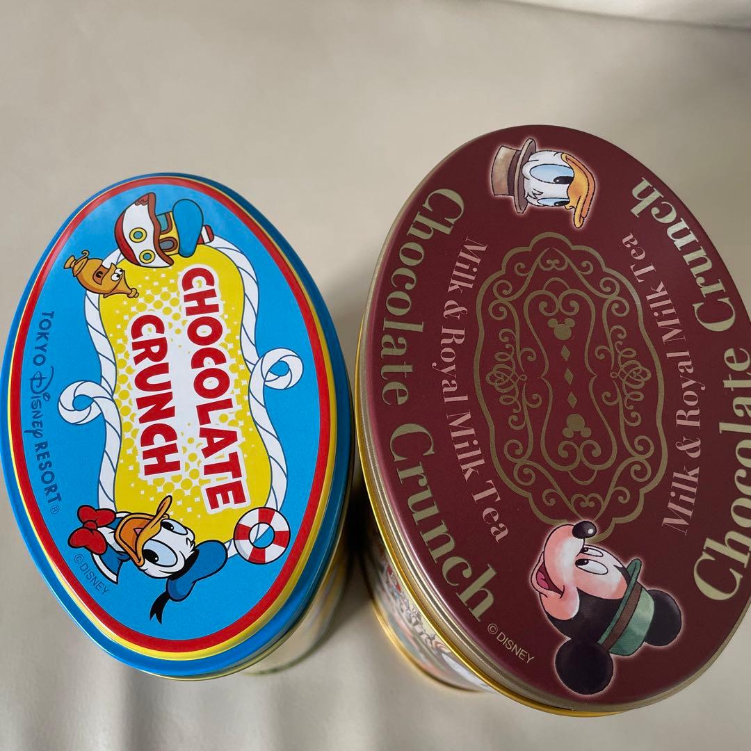 東京ディズニーランド・ディズニーシー 缶セット チョコレートクランチ