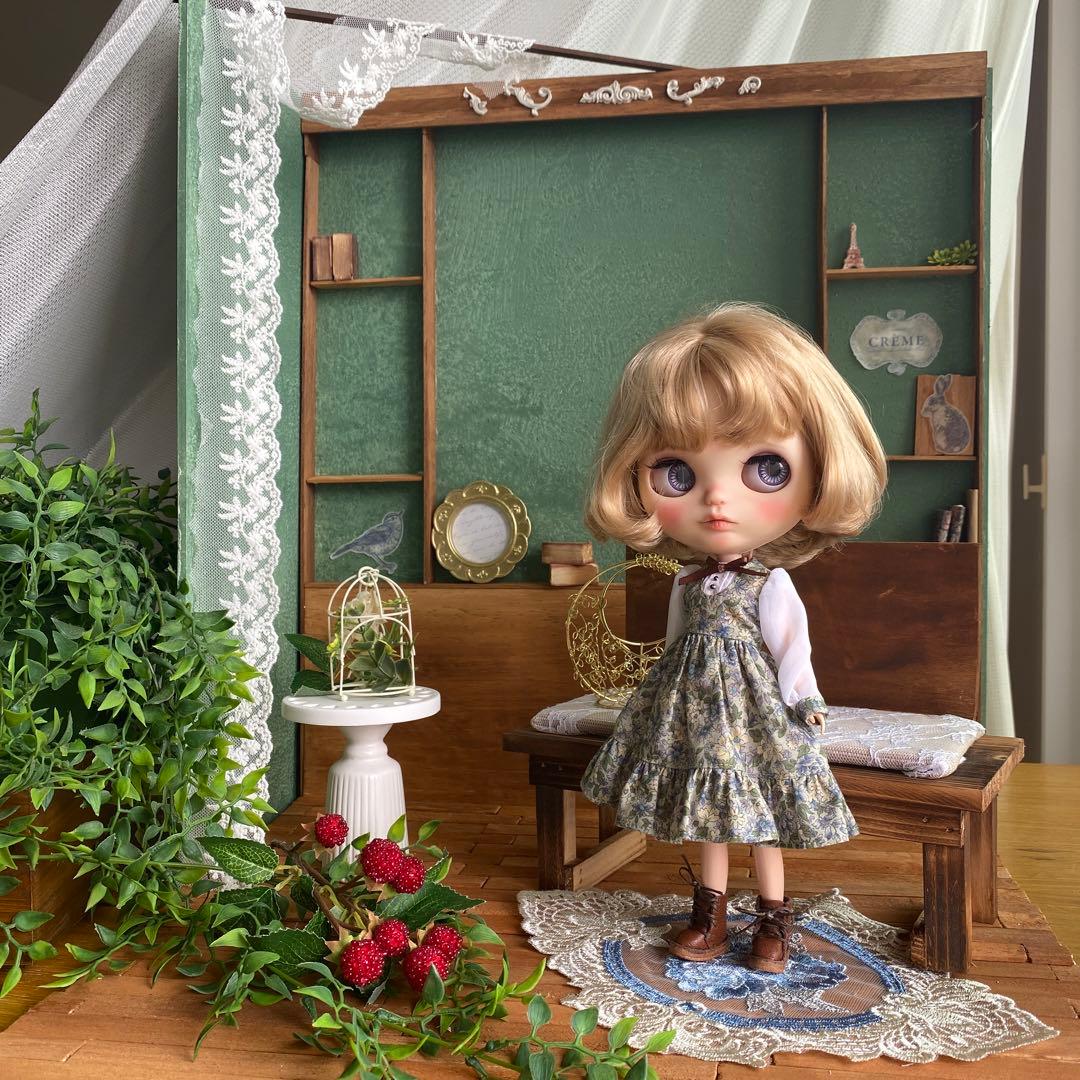 作品例2ドールハウス 背景ボード リカちゃんキャッスル ブライス