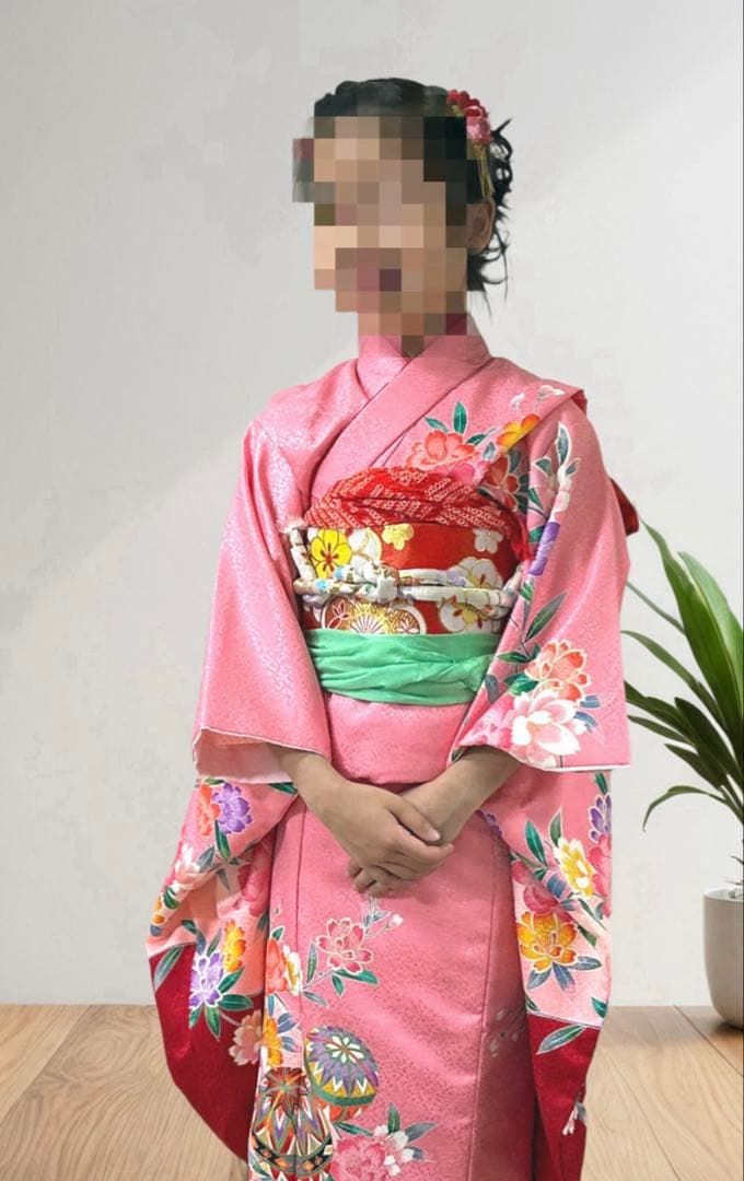 七五三着物 帯セット　ピンク　7歳 予約販売】2024年新作 KAGURA ブランド 七五三 7歳 女の子 着物セット