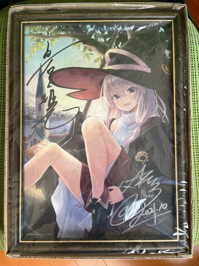 魔女の旅々 サイン入り 展示パネル