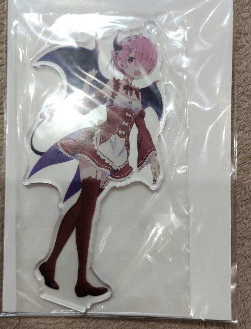 Re:ゼロ アクリルキーホルダー 天使 小悪魔 ラム リゼロ セガコラボ