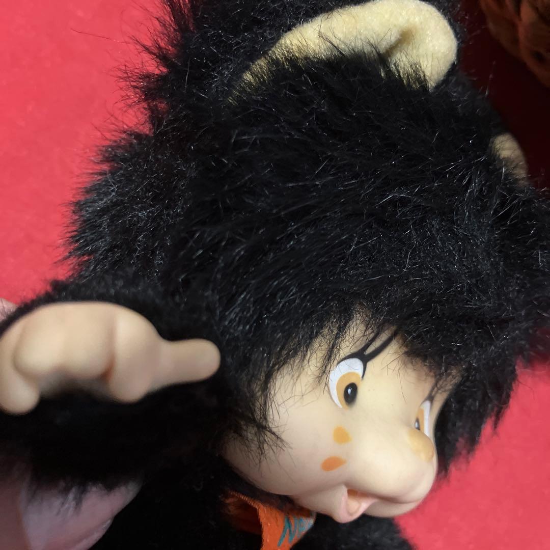 昭和レトロ 人形 ぬいぐるみ ニャンコフ 猫 黒猫 指しゃぶり