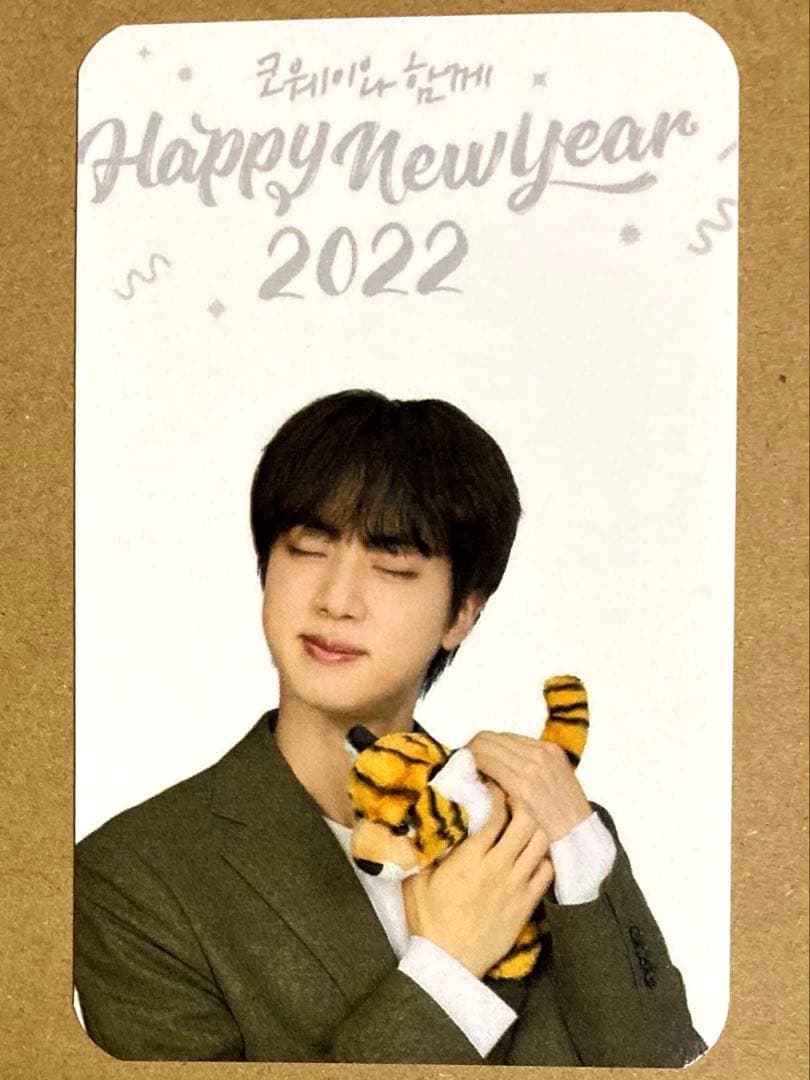 BTS】‪#398④フォトカード ☆2022NewYear☆JIN ソクジン - メルカリ‬
