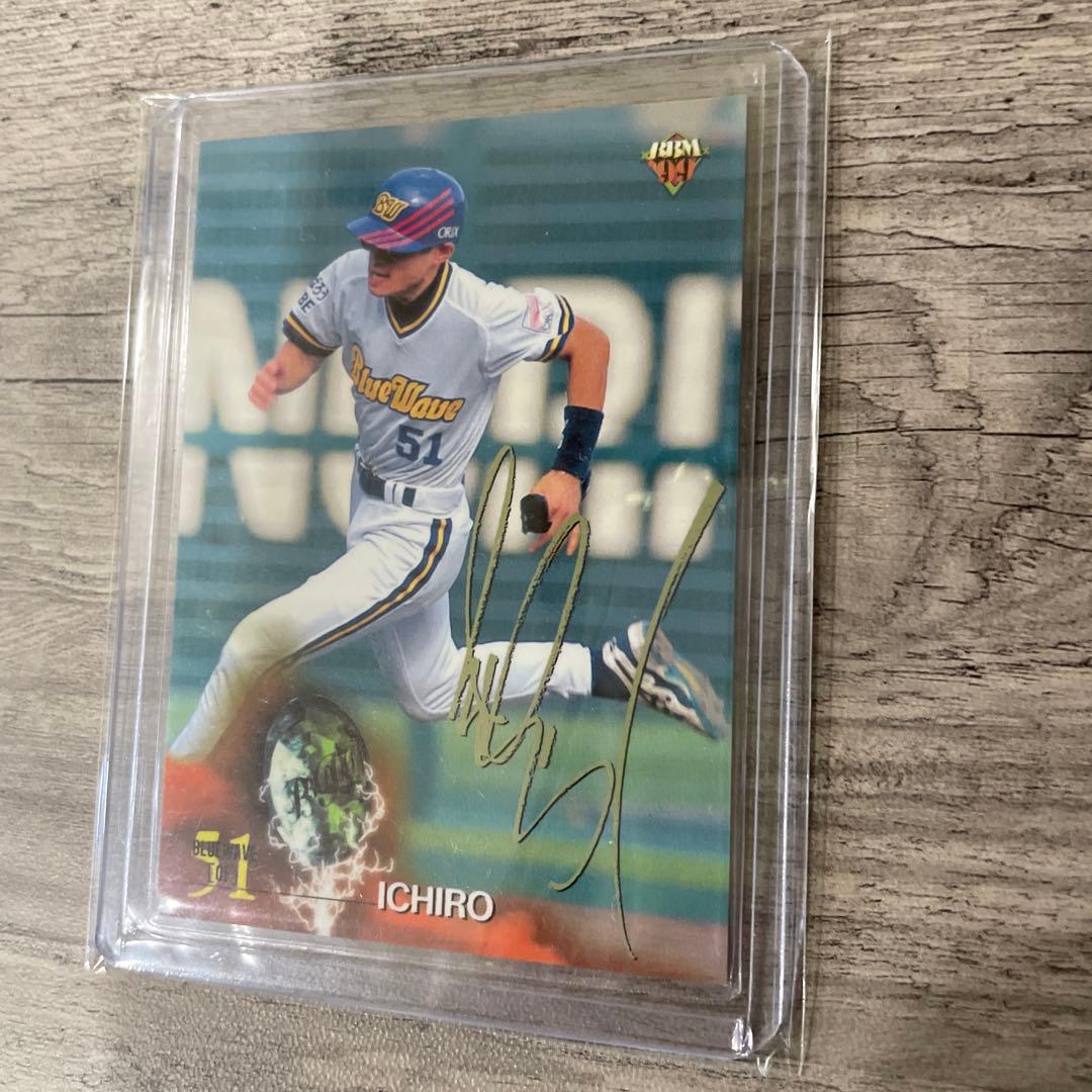 イチロー 1999 オリックス 日本時代の希少なプリントサインIchiro