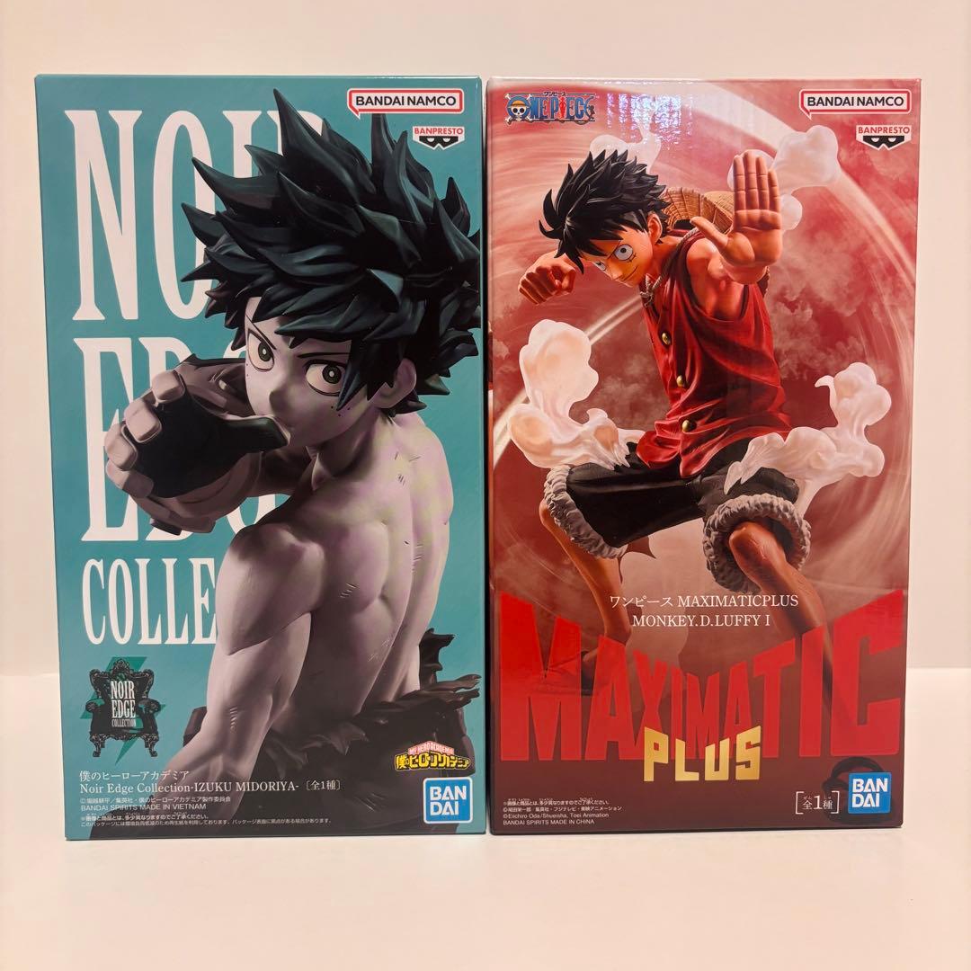 ワンピース ルフィ 僕のヒーローアカデミア 緑谷出久 フィギュア【新品