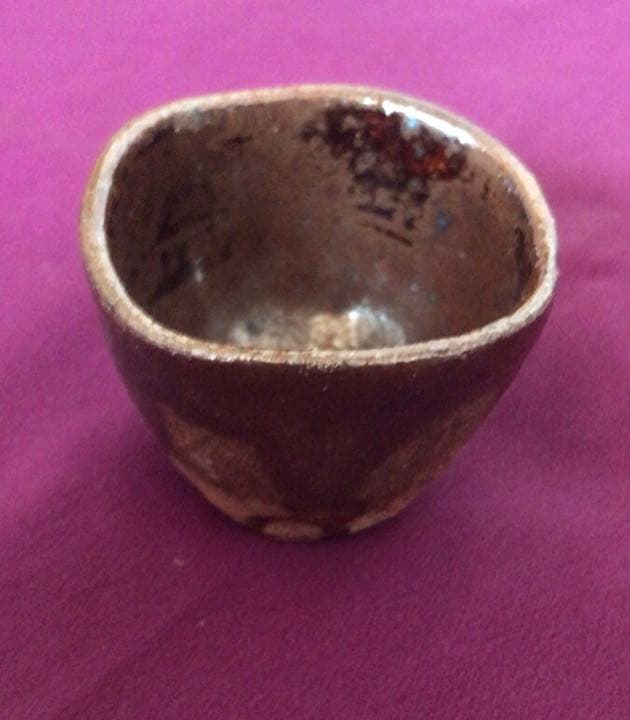 ☆茶道具萩焼茶碗 長谷川清峰☆共箱☆おまけお猪口付き 高品質 萩焼