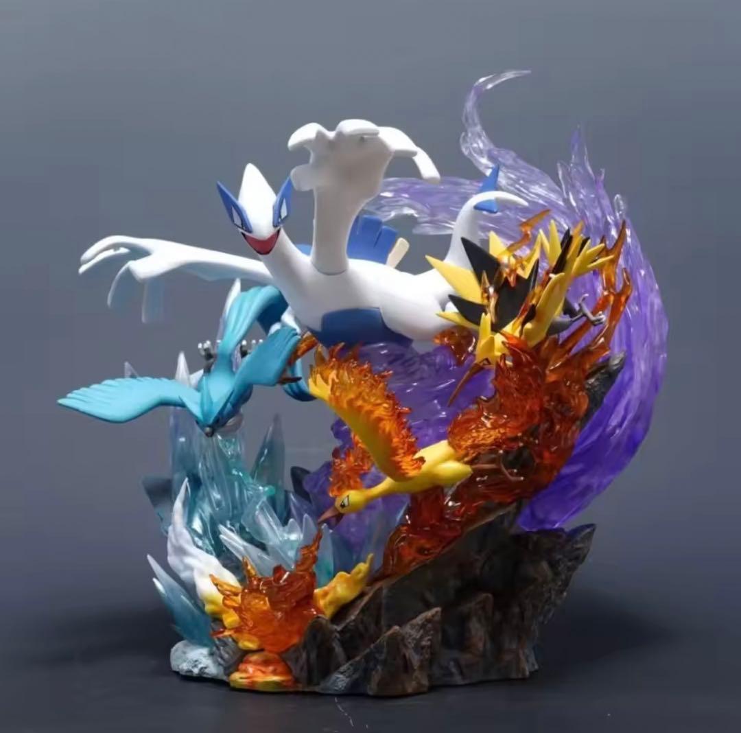 ポケモンフィギュア 31cm ルギア ファイヤー サンダー フリーザー 海外