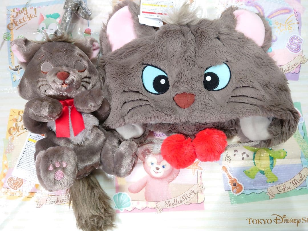 新品ディズニー♡ベルリオーズ♡ファンキャップ❤ショルダーバッグ