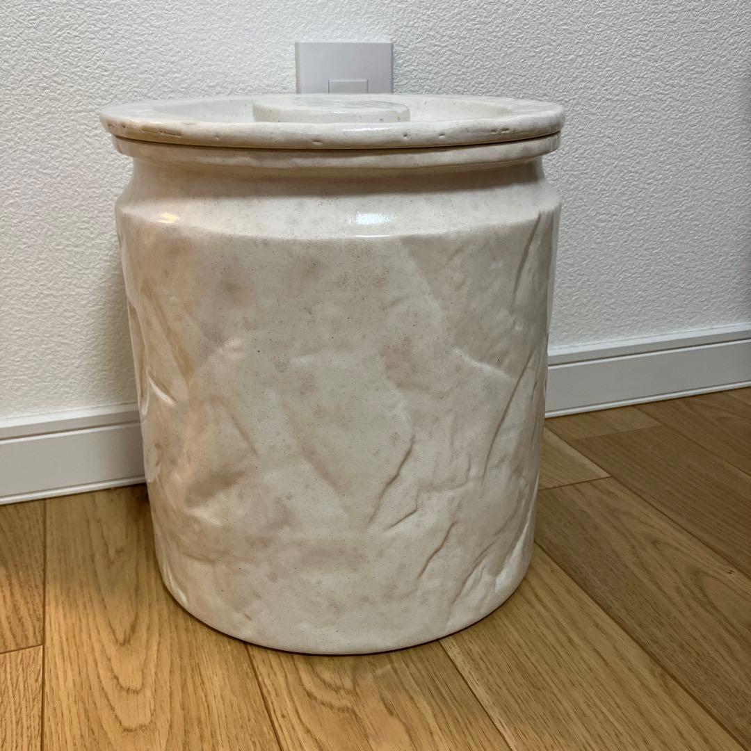 しんしゅうやき　かめ　壺　保存容器　漬物作り　味噌作り 茅乃舎別誂え 味噌甕｜茅乃舎(かやのや)｜久原本家通販サイト（公式）