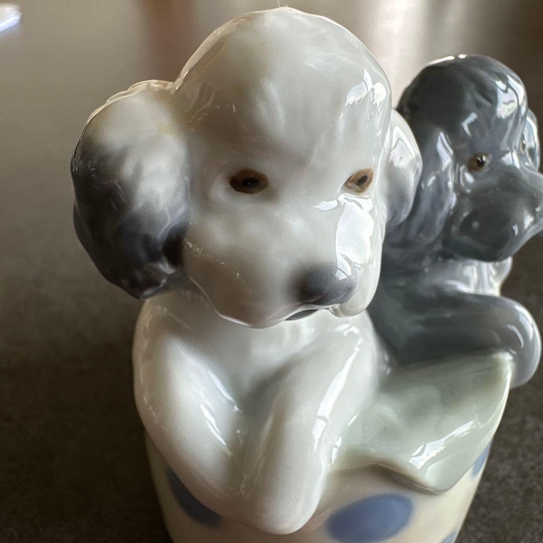 リヤドロ ナオ 双子のプードル 定番，お得 LLADRO リヤドロ NAO