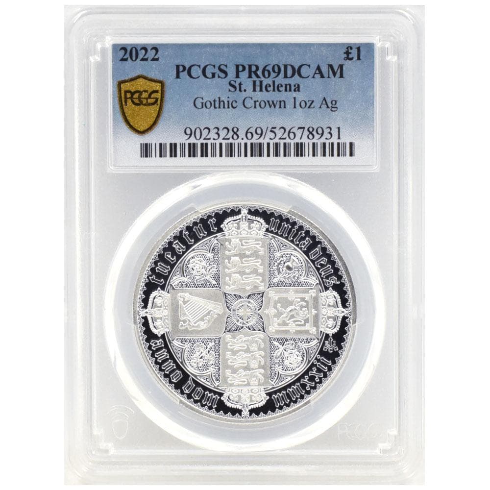 2022マスターピースゴシッククラウン1oz銀貨 PR69 (新品未使用)202