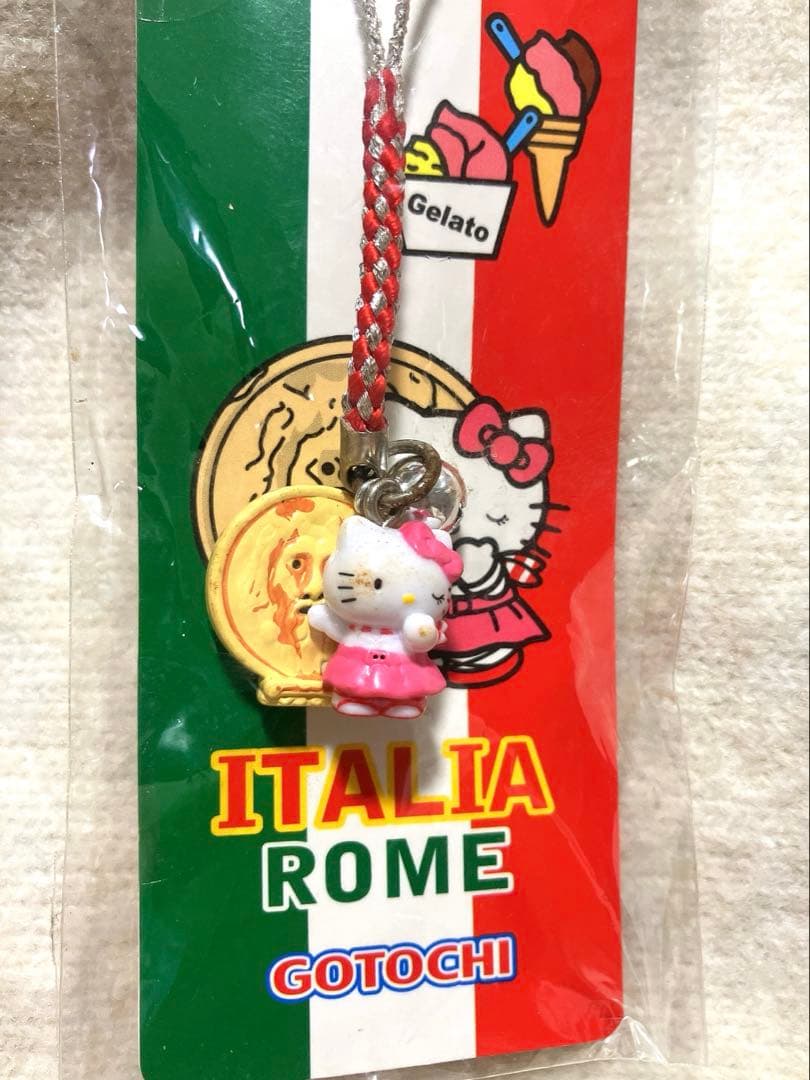 2010年/希少】ご当地キティ イタリア ローマ2点セット 海外限定 根付け