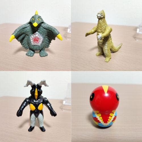 ウルトラマン・怪獣 50体 ソフビ フィギュア ミニサイズ スタンプ