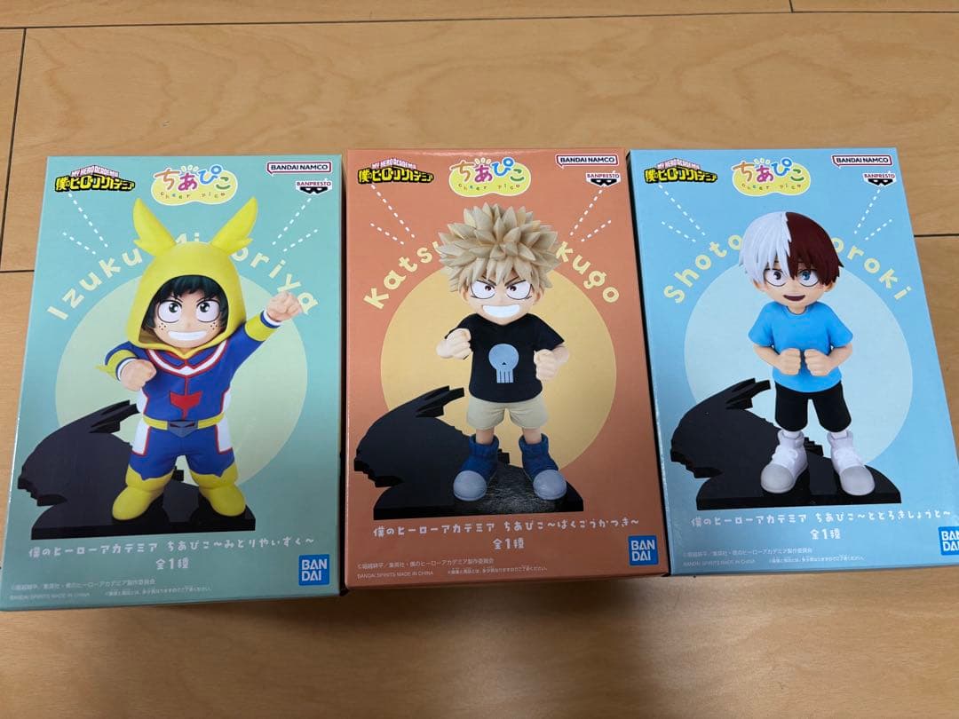 た*ー様 僕のヒーローアカデミア フィギュアセット ちあぴこ 出久 爆豪 焦凍 僕のヒーローアカデミア ちあぴこ～ばくごうかつき～｜商品情報