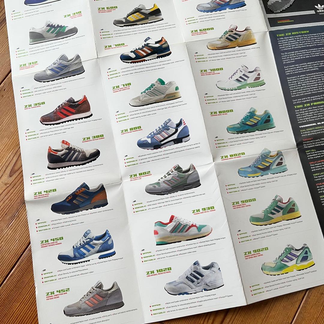 adidas ZX ZX FAMILY ポスター A2 ヴィンテージ - メルカリ