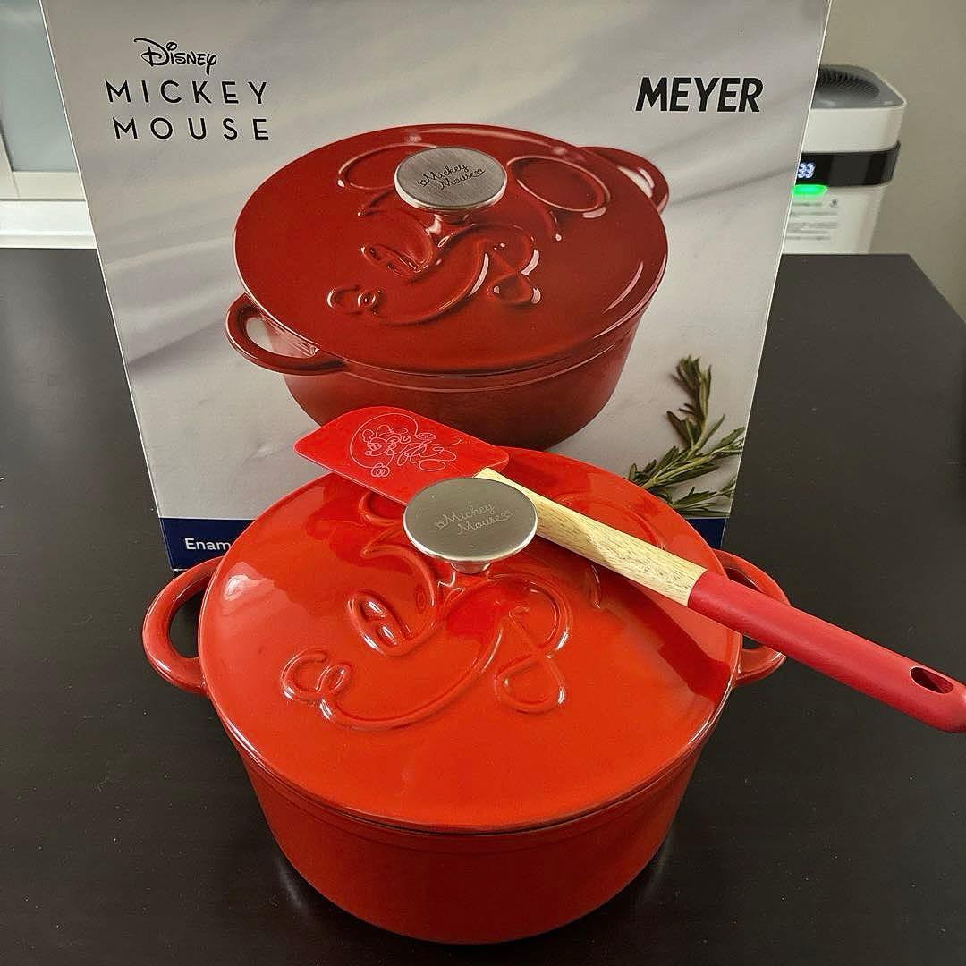 チ*ー様 MAYER マイヤー ディズニー ミッキーマウス 両手鍋 レッド
