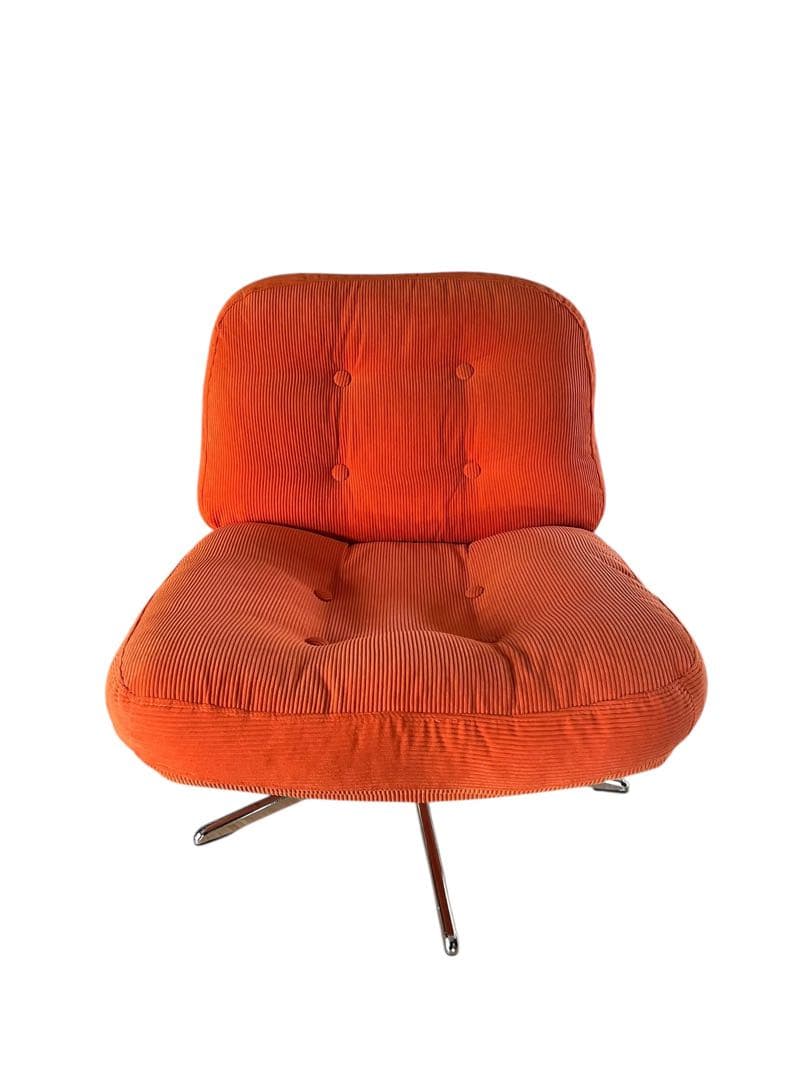 【美品】IKEA ディヴリンゲ　1シーター　パーソナルチェア　ソファ　オレンジ DYVLINGE ディヴリンゲ 回転イージーチェア, ケーリンゲ オレンジ - IKEA