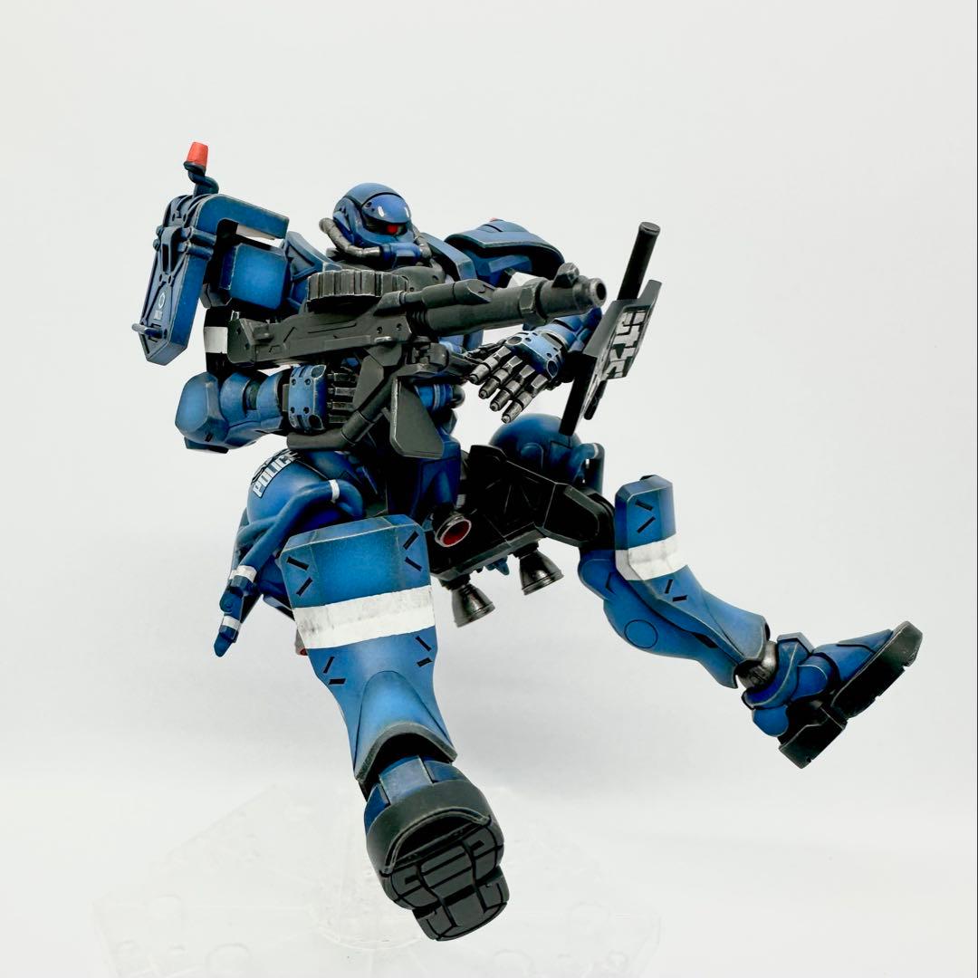 HG軍警ザク 全塗装完成品 - メルカリ