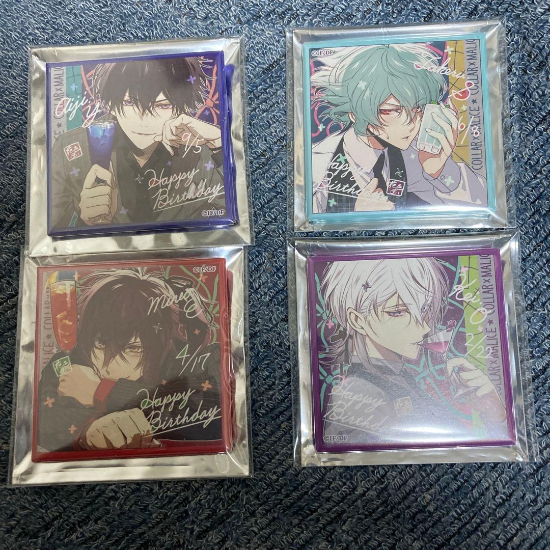 Collar×Malice スクエア缶バッジ まとめ売り バーズデー - メルカリ