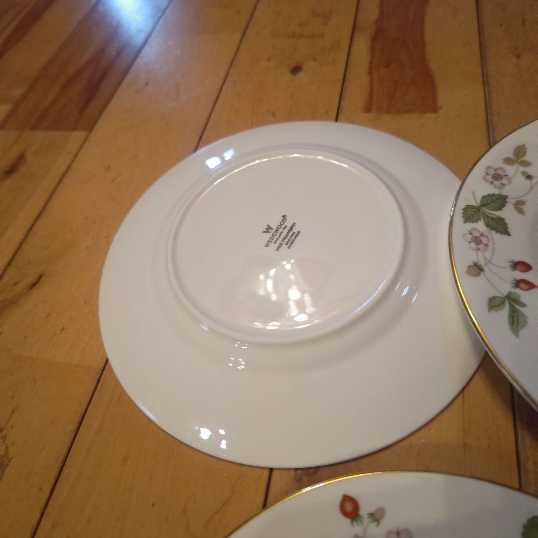 WEDGWOOD ウェッジウッド ワイルドストロベリー 中皿6とウィンザー