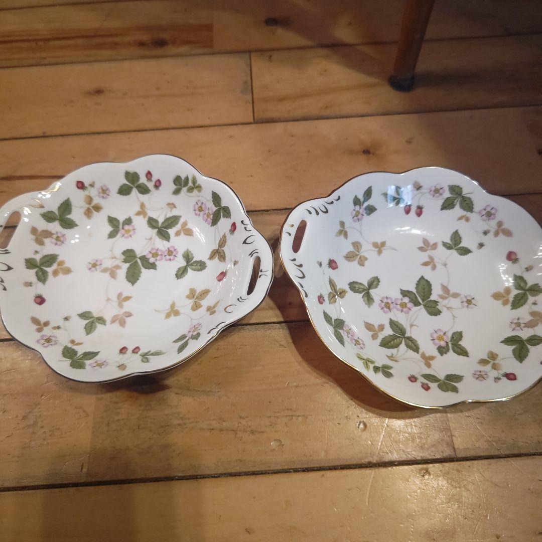 WEDGWOOD ウェッジウッド ワイルドストロベリー 中皿6とウィンザー