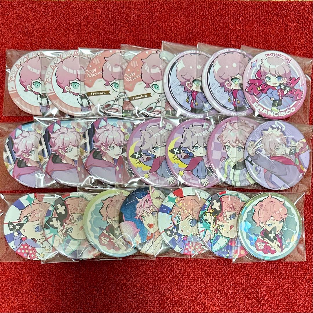 CR crazyraccoon ふらんしすこ 缶バッジ CR CrazyRaccoon 缶バッジ Francisco ふらんしすこ - メルカリ