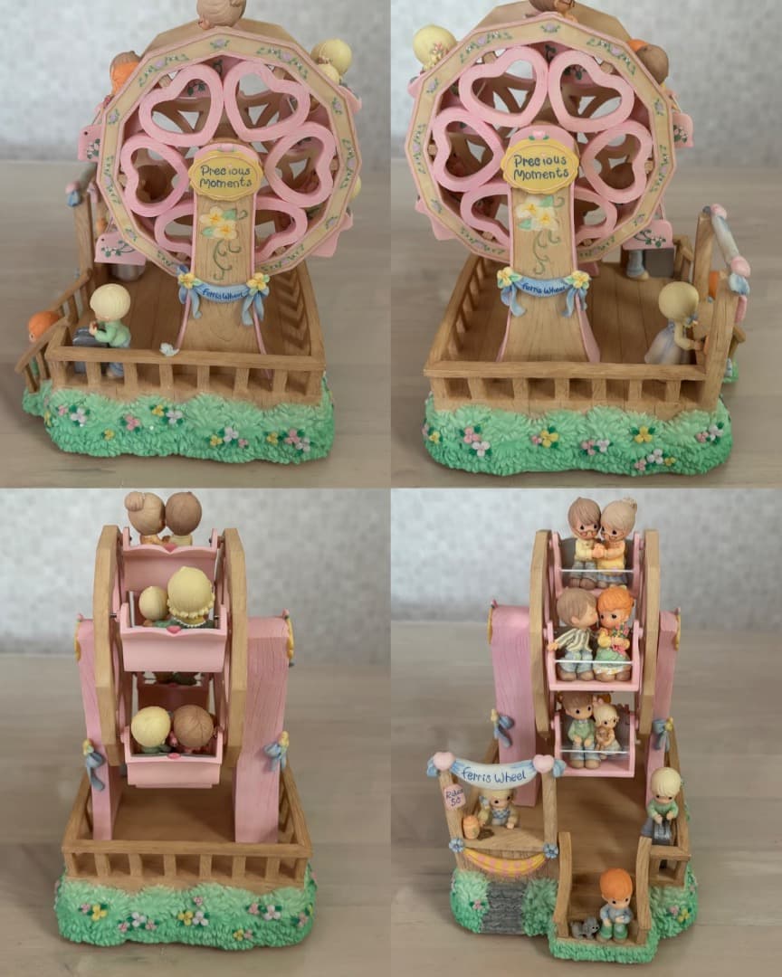 プレシャスモーメント Precious Moments 観覧車 オルゴール 置物