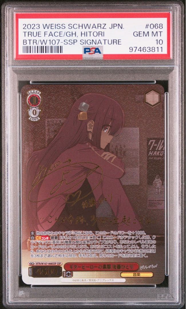 PSA10】ヴァイスシュヴァルツギターヒーローの素顔後藤ひとり