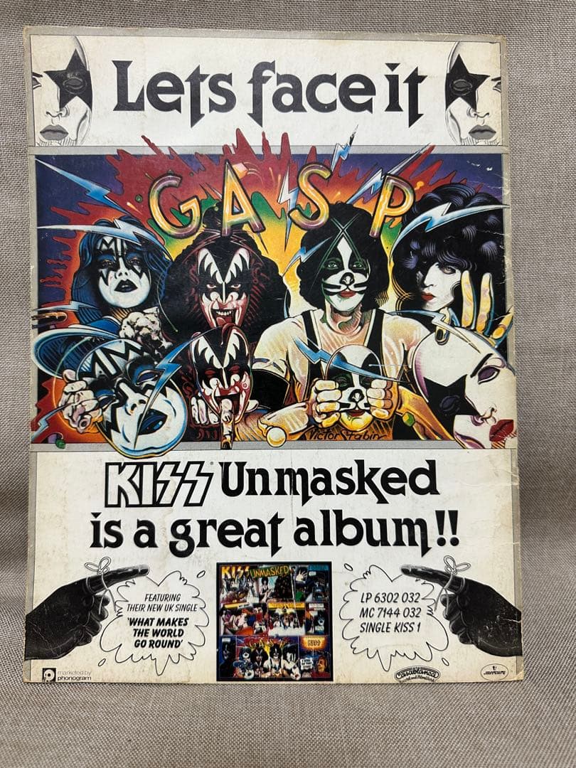 KISS Unmasked World Tour 1980-81ツアーブック - メルカリ