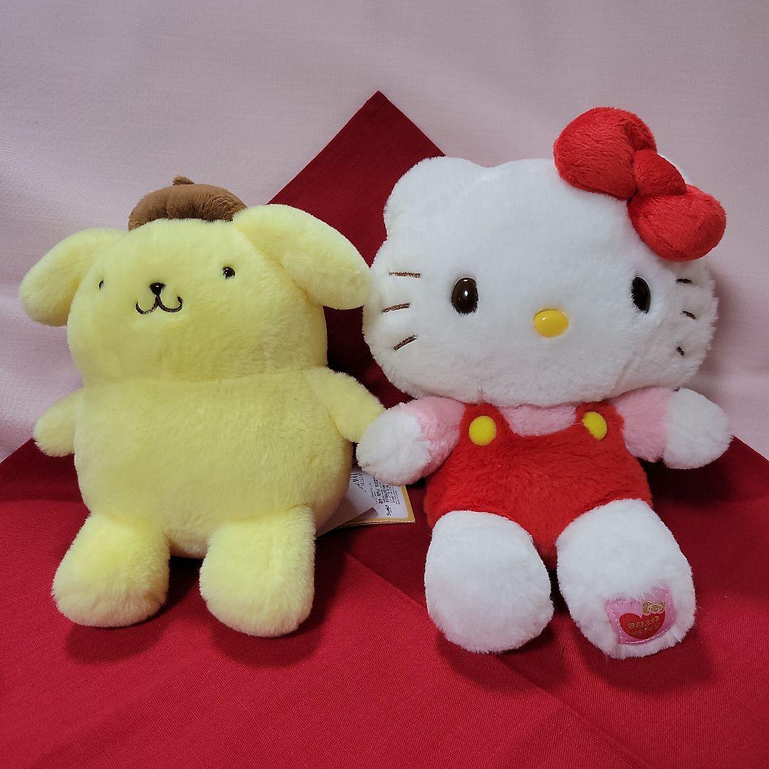 サンリオ ハローキティ ポムポムプリン ぬいぐるみ タグ付き - メルカリ