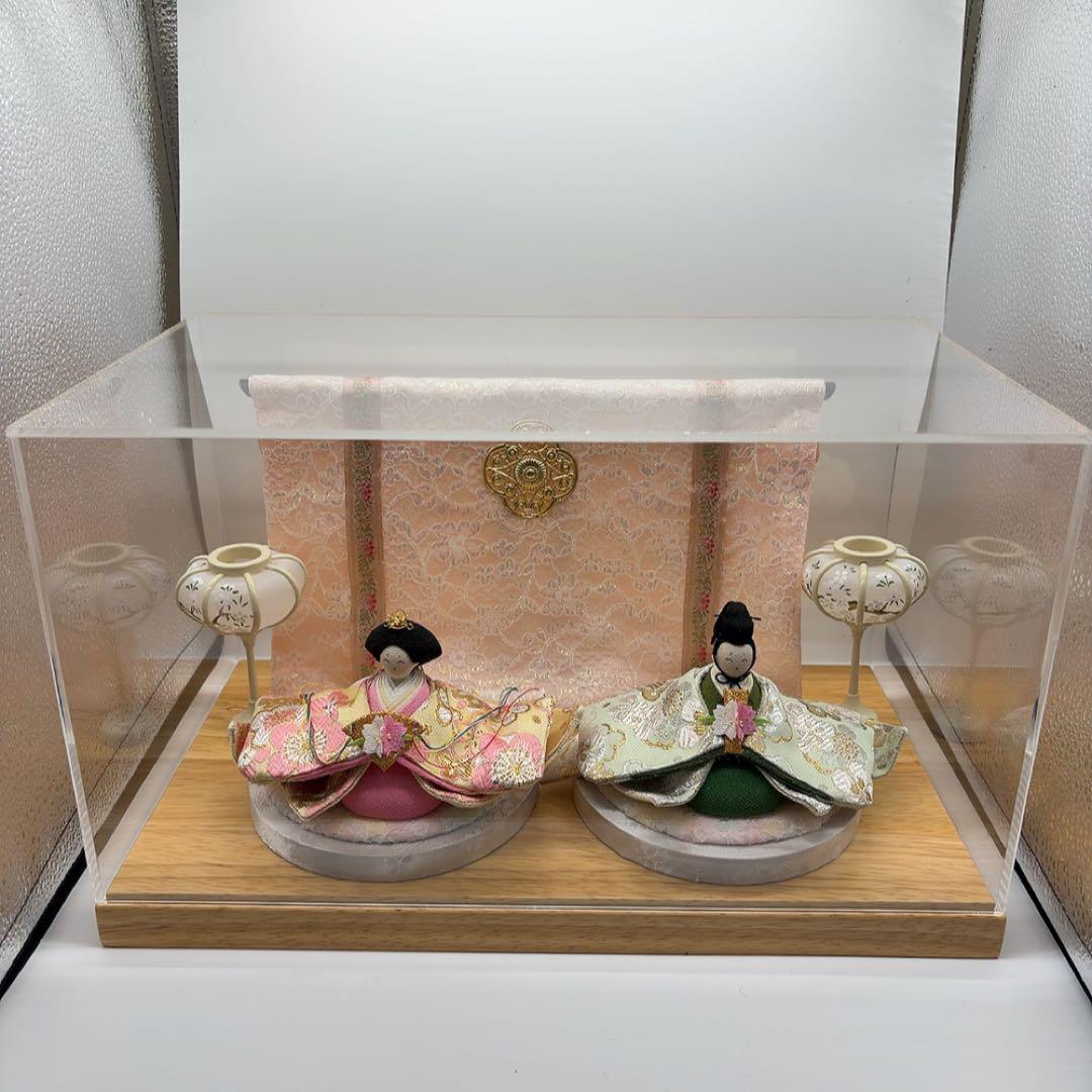 【極美品】2回のみ使用 リュウコドウ 雛人形 きらびな アクリルケース ちりめん 楽天市場】【最大P10倍&先着クーポン☆3/4まで】雛人形 リュウコドウ