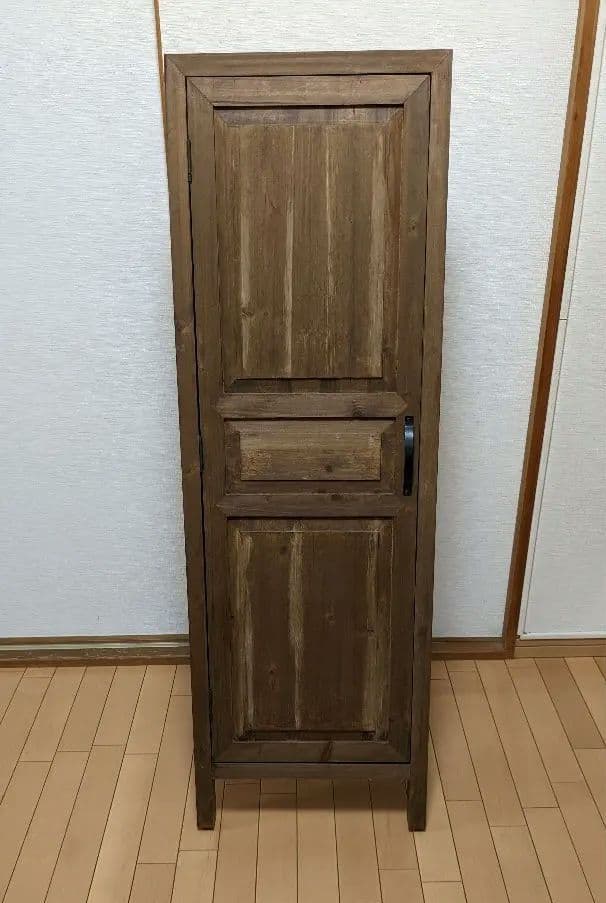☆激値下げ☆アンティーク姿見 扉&ネクタイ収納付き！☆新生活☆ - 鏡