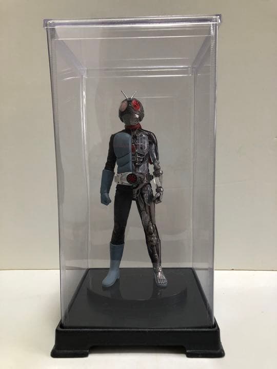 台付☆仮面ライダー☆メカ半身スケルトン☆高さ約19.8cm、約115kg