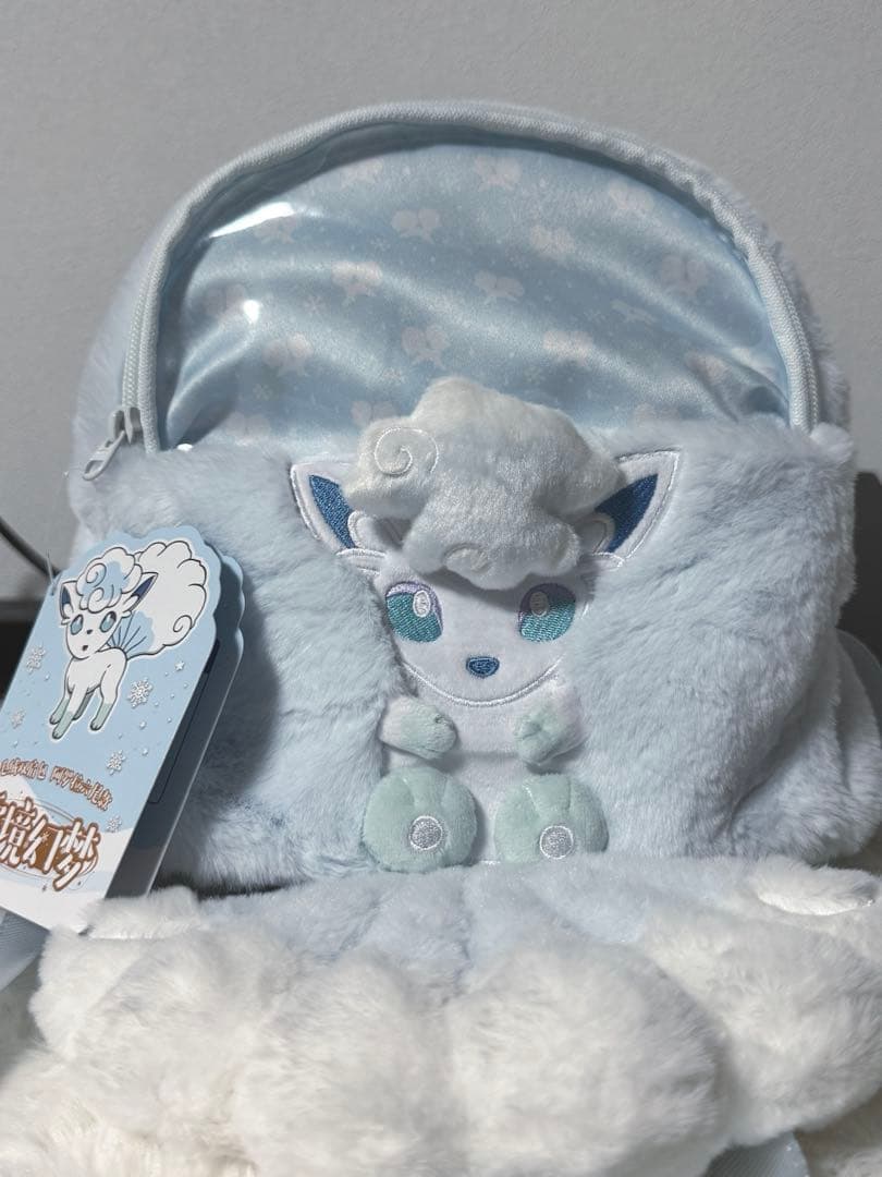 【即發送】中国限定 ポケモン アローラロコン ファーリュックサック 新品未使用 即發送】中国限定 ポケモン アローラロコン ファーリュックサック 新品