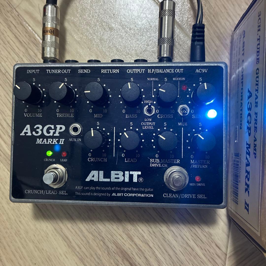 ALBIT A3GP MARKⅡ 真空管プリアンプペダル ALBIT A3GP MARKⅡ 真空管プリアンプペダル ALBIT/A3GP Mark Ⅱ : 鋼鉄