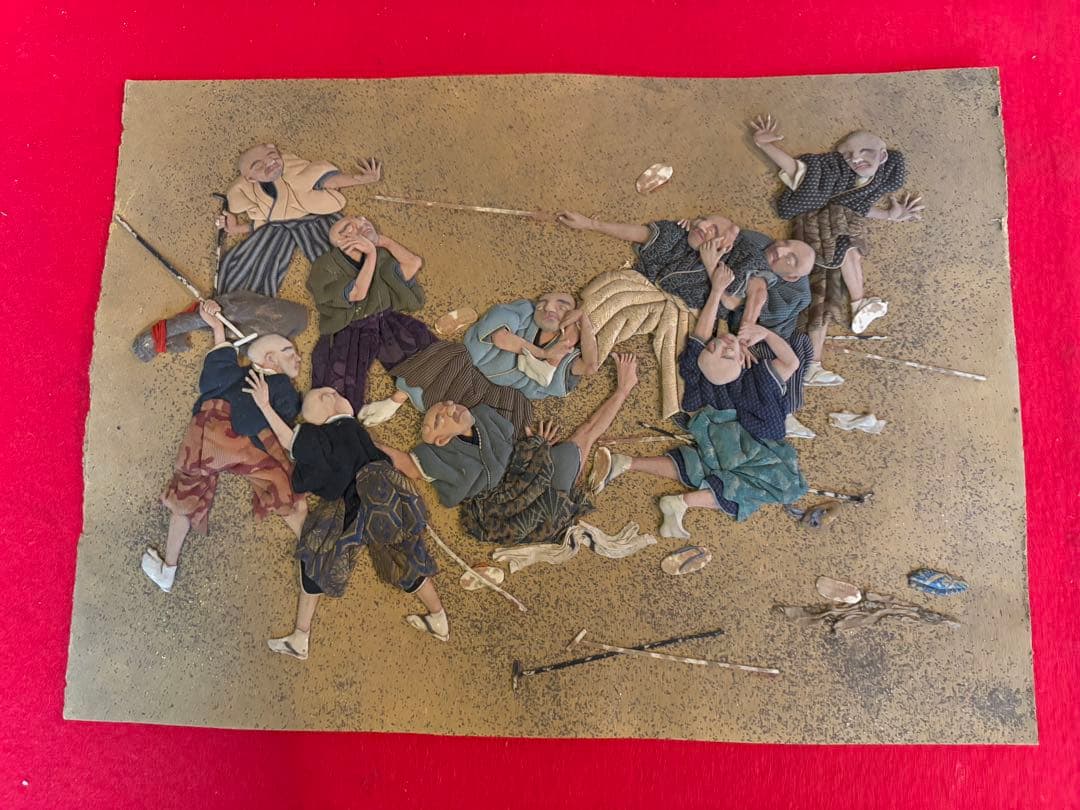 押し絵 江戸時代のおどろおどろしい様子