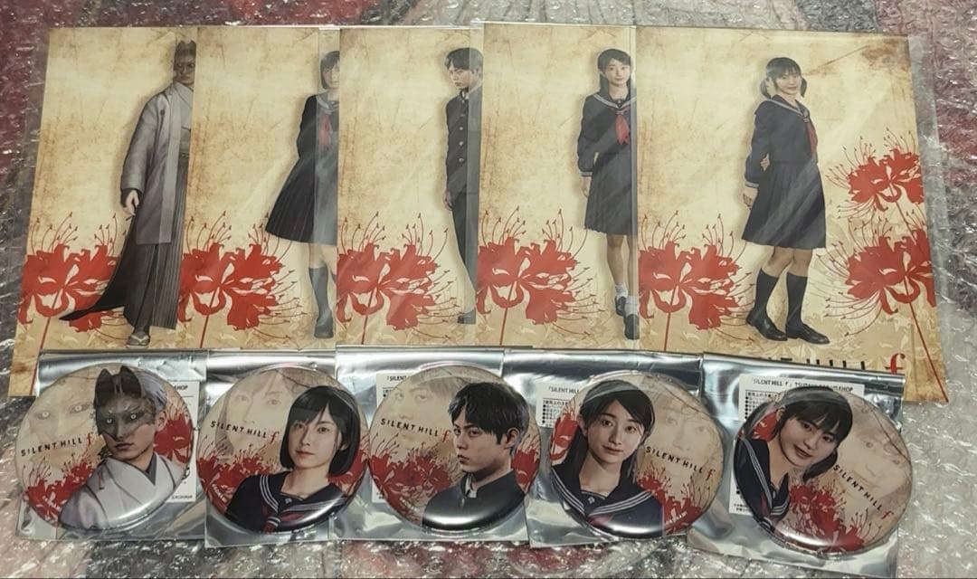 SILENT HILL f 千鶴屋商店 サイレントヒル 缶バッジ特典 狐面