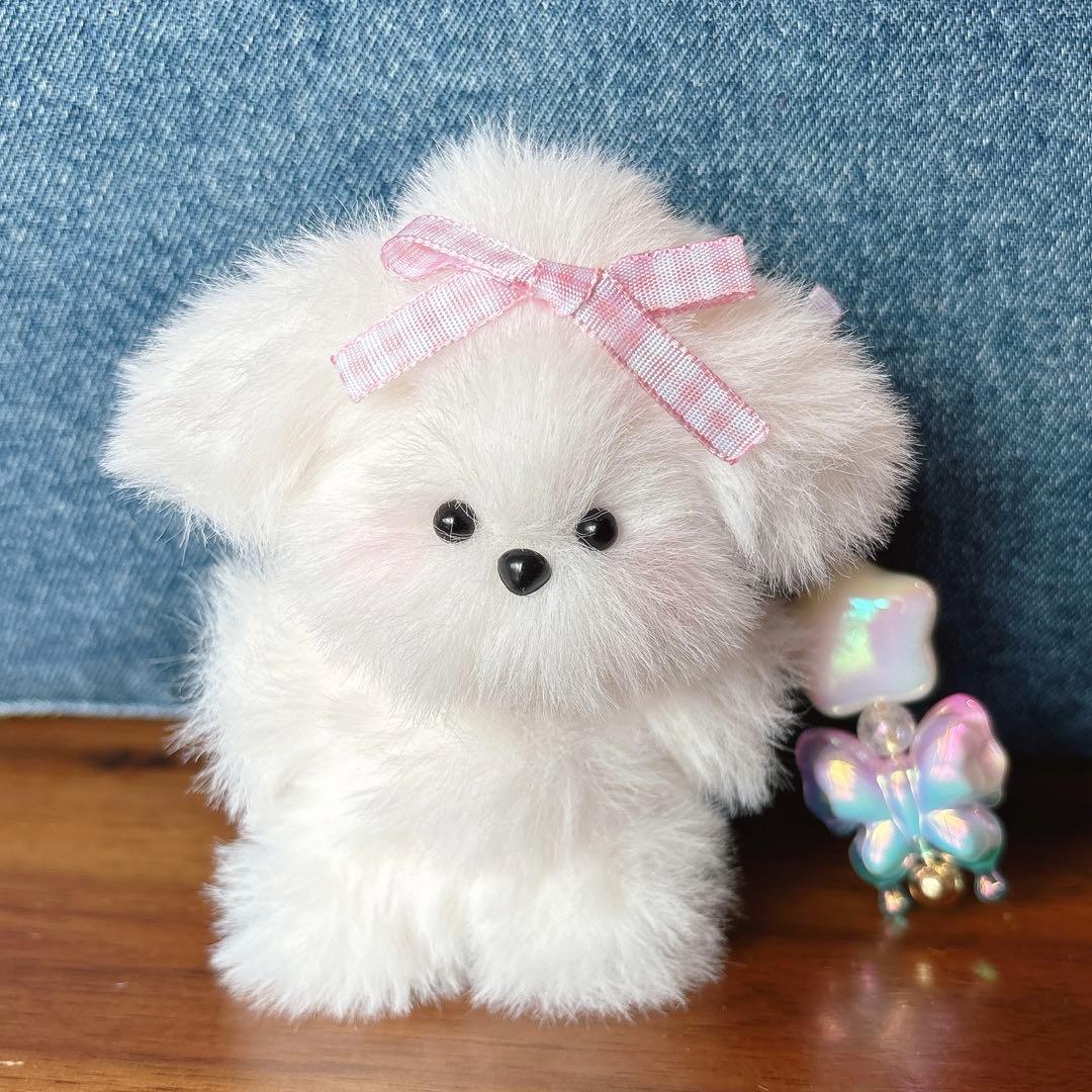 モールドール 犬 ふわふわアイボリーラスト1点 - メルカリ