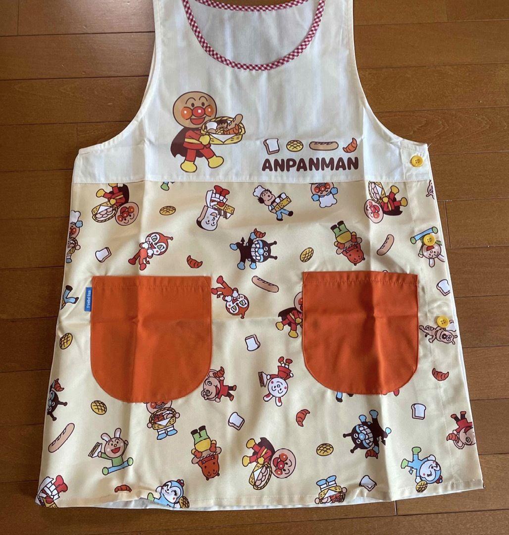新品未使用☆アンパンマン エプロン 保育士エプロン 介護士 幼稚園教諭